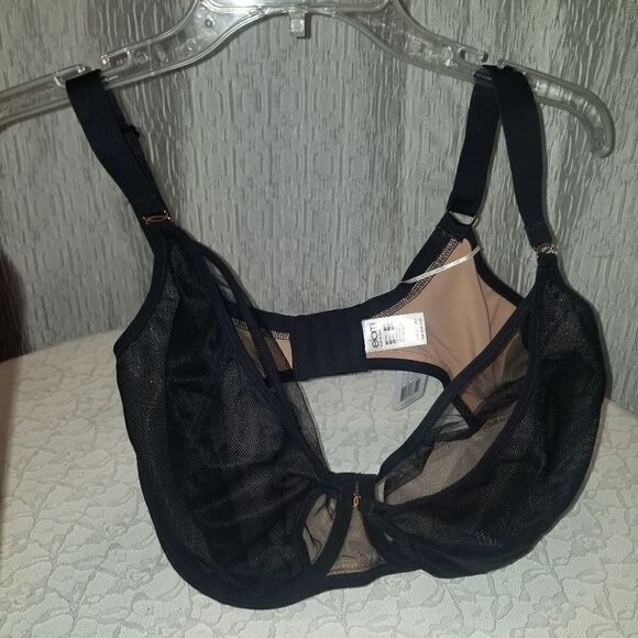 NWT Elomi Kintai Underwire Plunge Bra 38L - Picture 7 of 11